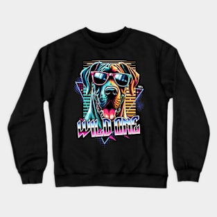 Wild One Great Dane Dog Crewneck Sweatshirt